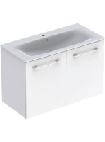 Geberit Selnova Square 2 ajtós mosdószekrény 100 cm, keskeny