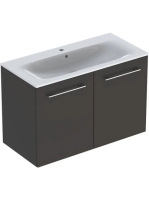 Geberit Selnova Square 2 ajtós mosdószekrény 100 cm, keskeny