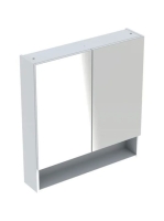 Geberit Selnova Square 2 ajtós tükrös szekrény 58,8x85 cm, m