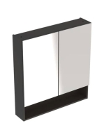 Geberit Selnova Square 2 ajtós tükrös szekrény 58,8x85 cm, m