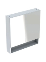 Geberit Selnova Square 2 ajtós tükrös szekrény 78,8x85 cm, m