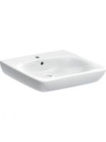 Geberit Selnova Comfort akadálymentes kerámia mosdó 55x55 cm