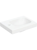 Geberit iCon Light kézmosó 38x28 cm, bal oldali csaplyukkal,