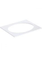 Geberit Selnova Square mosdópult 59,1x47,5 cm, fényes fehér