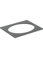 Geberit Selnova Square mosdópult 59,1x47,5 cm, matt láva 502