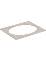 Geberit Selnova Square mosdópult 59,1x47,5 cm, világos hikor