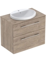 Geberit Selnova Square Set mosdószekrény mosdóval 79x70 cm,