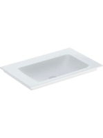 Geberit One beépíthető mosdó 75x48 cm csaplyuk és túlfolyó n