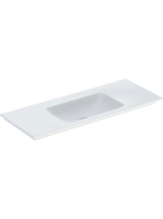 Geberit One beépíthető mosdó 120x48 cm, csaplyuk és túlfolyó