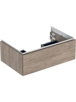 Geberit One alsó szekrény mosdóhoz 1 fiókkal 74x47 cm, hikor