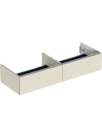 Geberit One alsó szekrény mosdóhoz két fiókkal 133x47cm, mag