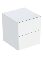 Geberit One oldalsó szekrény két fiókkal 45x47 cm, magasfény