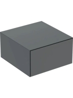 Geberit One oldalsó szekrény egy fiókkal 45x47 cm, matt láva