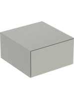 Geberit One oldalsó szekrény egy fiókkal 45x47 cm, matt grei