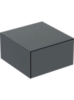 Geberit One oldalsó szekrény egy fiókkal 45x47 cm, matt feke