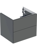Geberit One alsó szekrény mosdóhoz 2 fiókkal 59,2x47 cm, mat