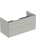 Geberit One mosdószekrény két fiókkal 105x47 cm, matt greige