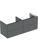 Geberit One alsó szekrény mosdóhoz négy fiókkal 135x47 cm, m