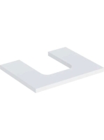 Geberit One mosdópult középső kivágással, pultra ültethető t