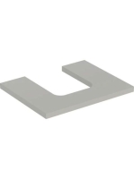 Geberit One mosdópult középső kivágással, pultra ültethető t