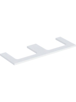 Geberit One mosdópult kivágással, két pultra ültethető mosdó