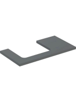 Geberit One mosdópult bal oldali kivágással 90x47 cm, pultra