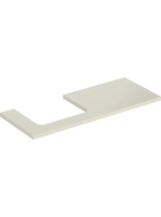 Geberit One mosdópult bal oldali kivágással 120x47 cm, pultr