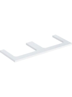 Geberit One mosdópult kivágással, két pultra ültethető mosdó