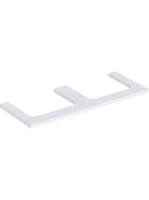 Geberit One mosdópult kivágással, két pultra ültethető mosdó