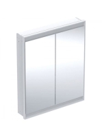 Geberit One 2 ajtós tükrös szekrény ComfortLight világítássa