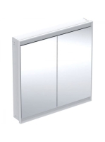 Geberit One 2 ajtós tükrös szekrény ComfortLight világítássa