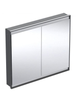 Geberit One 2 ajtós tükrös szekrény ComfortLight világítássa
