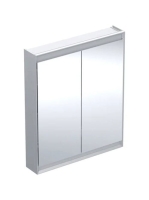 Geberit One tükrös szekrény két ajtóval 75x90 cm, világításs