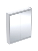 Geberit One tükrös szekrény két ajtóval 75x90 cm, világításs
