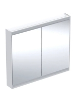 Geberit One tükrös szekrény két ajtóval 105x90 cm, világítás
