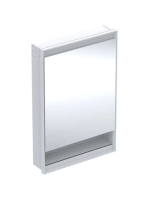 Geberit One balra nyíló tükrös szekrény polccal és világítás