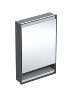 Geberit One balra nyíló tükrös szekrény polccal és világítás