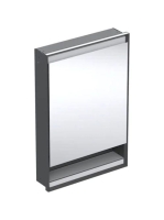 Geberit One jobbra nyíló tükrös szekrény polccal és világítá