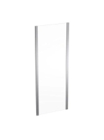 Geberit Geo fix oldalfal 76x190 cm, átlátszó üveggel, Reflex