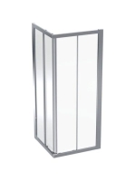 Geberit GEO szögletes zuhanykabin 80x190 cm átlátszó üveggel