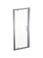 Geberit Geo nyílóajtó 80x190 cm, átlátszó üveggel, Reflex be