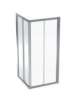 Geberit GEO szögletes zuhanykabin 90x190 cm átlátszó üveggel