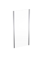 Geberit Geo fix oldalfal 90x190 cm, átlátszó üveggel, Reflex