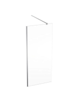 Geberit GEO Walk-In fix oldalfal 90x200 cm átlátszó üveg, Re