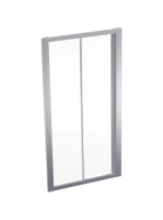 Geberit Geo tolóajtó 100x190 cm, átlátszó üveggel, Reflex be