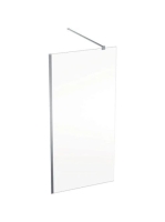 Geberit GEO Walk-In fix oldalfal 100x200 cm átlátszó üveg, R
