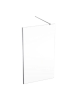 Geberit GEO Walk-In fix oldalfal 120x200 cm átlátszó üveg, R