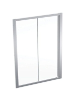 Geberit Geo tolóajtó 140x190 cm, átlátszó üveggel, Reflex be