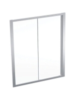 Geberit Geo tolóajtó 160x190 cm, átlátszó üveggel, Reflex be