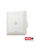 Helios M1/100 P ventilátor jelenlét érzékelővel és visszacsa